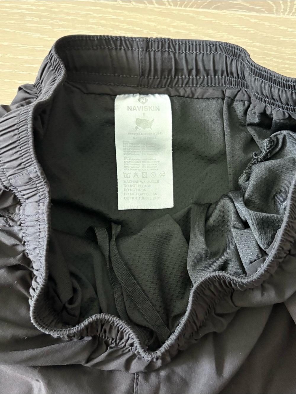 Men's Black Athletic Shorts - Lined - Picture 5 of 11